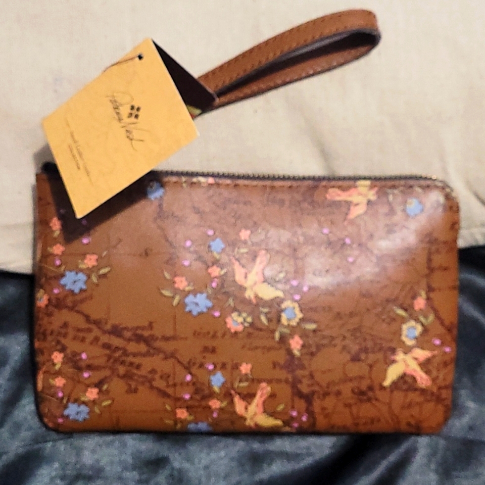 Patricia Nash | Floral Map Print Capri Wristlet